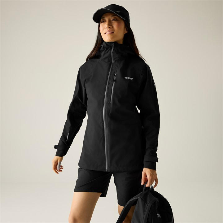 Regatta Women's Black Waterproof Jacket Birchdale Ii - Image 2