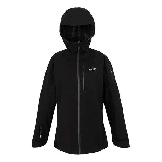 Black - Regatta - Womens Birchdale II Waterproof Hooded Long Sleeve Jacket