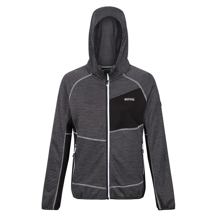 Regatta Women's Black Attare Water-Repellent Softshell Jacket in Size 8, Sports Direct
