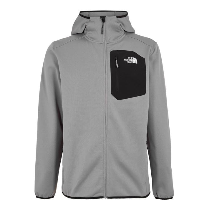 The North Face Men's Grey Crest Outdoor Full Zip Fleece in Size XL, Sports Direct