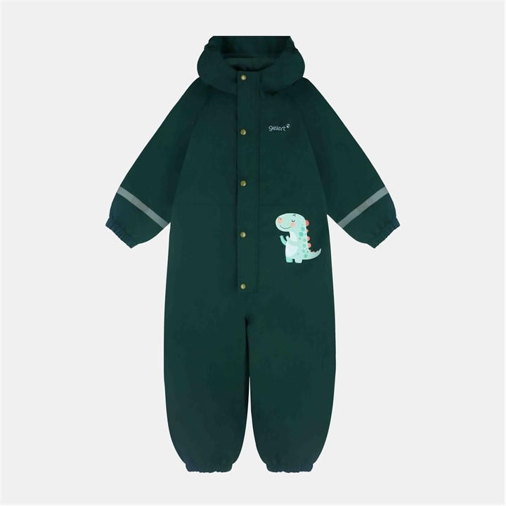 Gelert Boys Green Kids' Animal Print Waterproof Long Sleeve Rain Anorak in Size 6 - 7 Years, Sports Direct