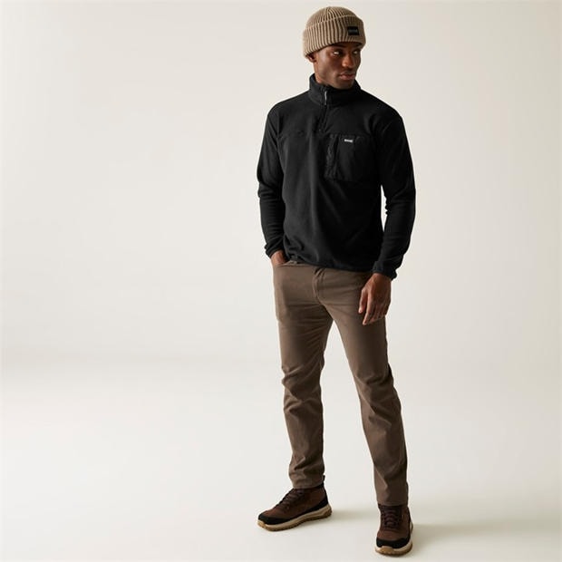 Black - Regatta - Mens Frankie 1/4 Zip Fleece