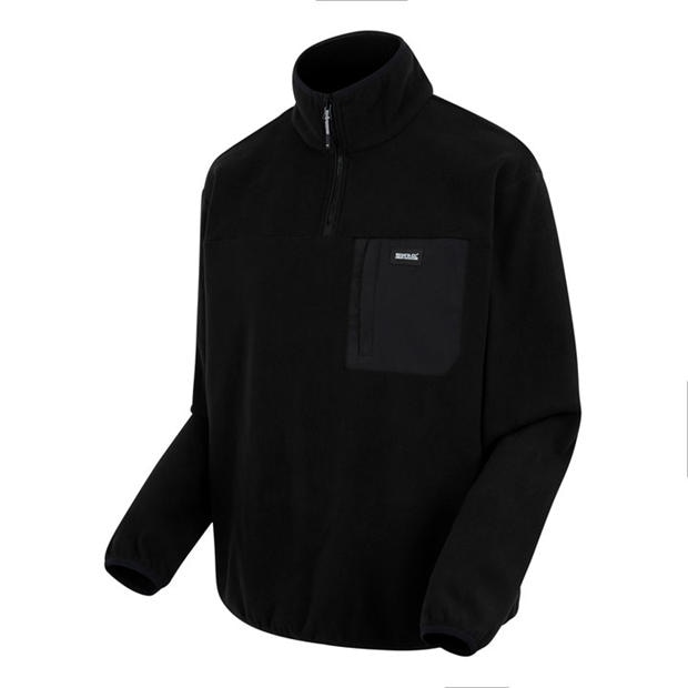 Black - Regatta - Mens Frankie 1/4 Zip Fleece