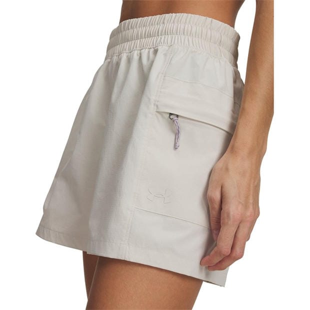 Summit White - Under Armour - Womens Explor Hike Tech Shorts