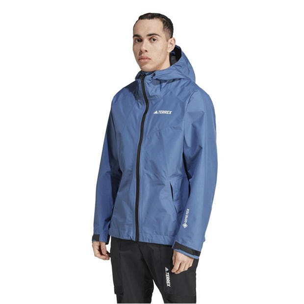 Blue - adidas - Men's Gore Pac Waterproof Jacket