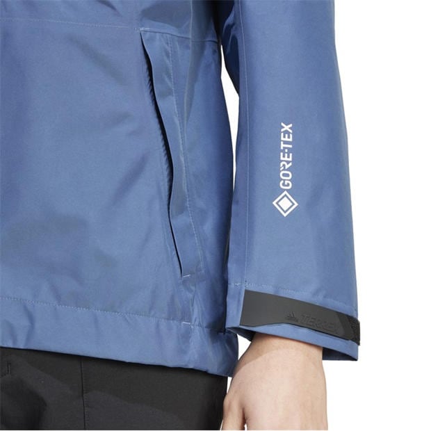 Blue - adidas - Men's Gore Pac Waterproof Jacket
