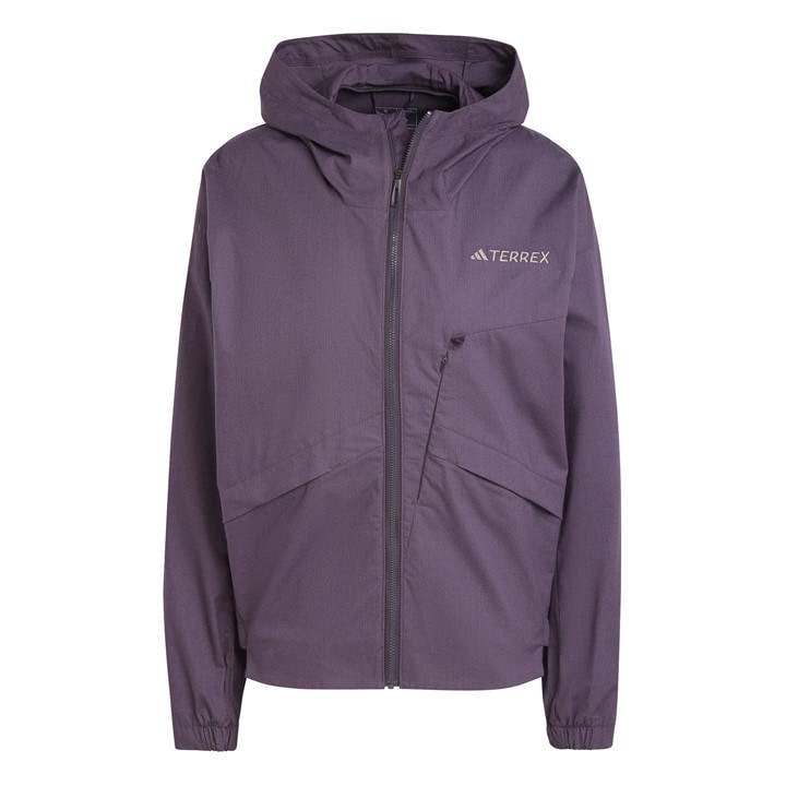 Adidas Women's Purple Xpl Wind Waterproof Jacket in Size XS, Sports Direct