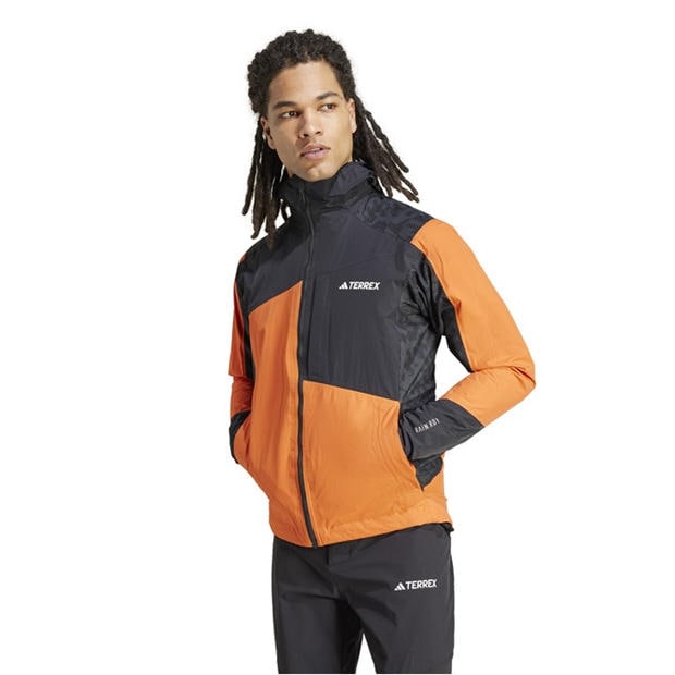 Orange - adidas - Men's Waterproof Jacket