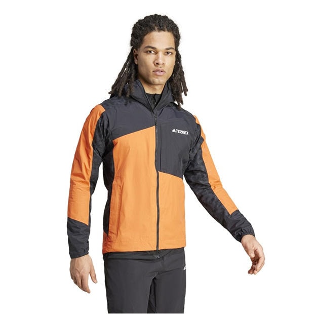 Orange - adidas - Men's Waterproof Jacket
