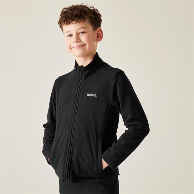 Black - Regatta - Kids' Full Zip Fleece