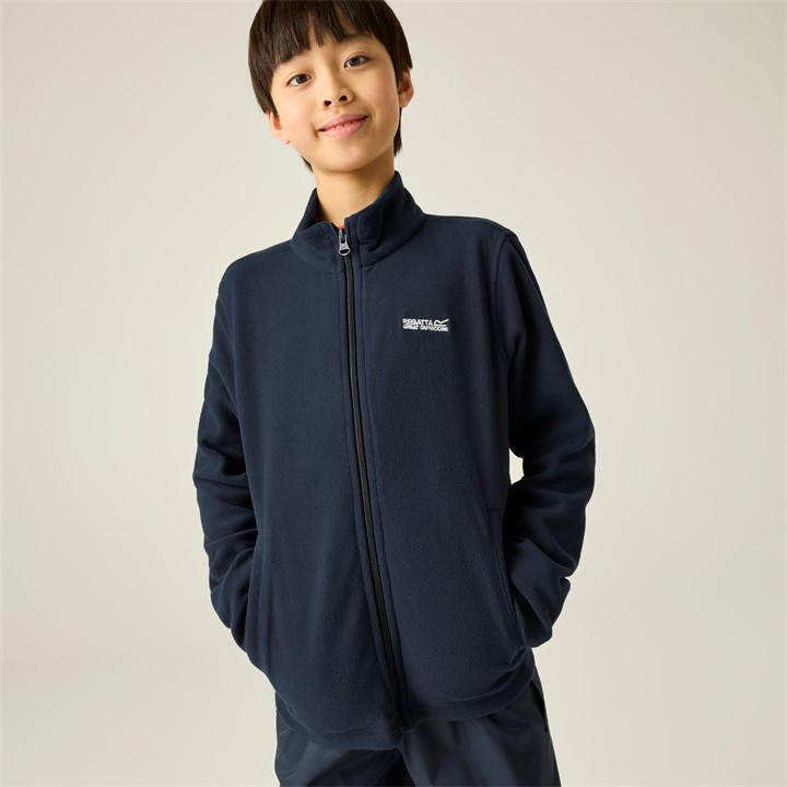 Regatta  Kids Blue Kids' Full Zip Fleece in Size 5 - 6 Years, Sports Direct