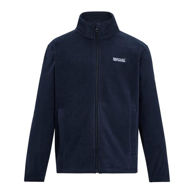 Navy - Regatta - Kids' Full Zip Fleece