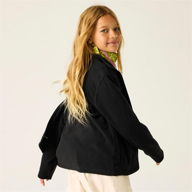 Black - Regatta - Kids' Full Zip Fleece