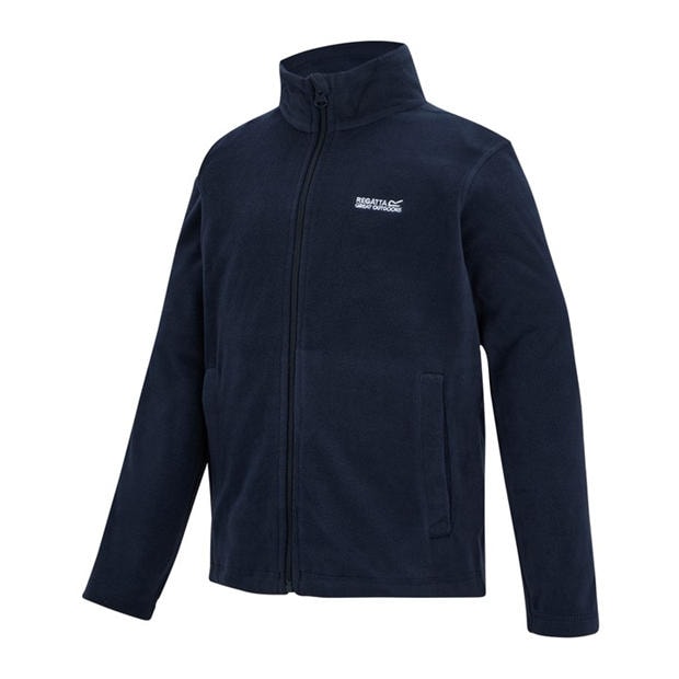 Navy - Regatta - Kids' Full Zip Fleece