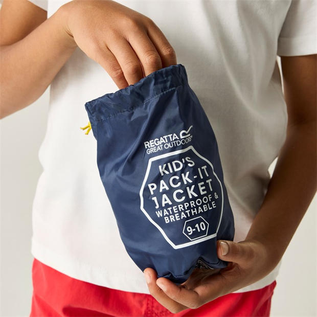 Midnight - Regatta - Unisex Kids' Waterproof Jacket