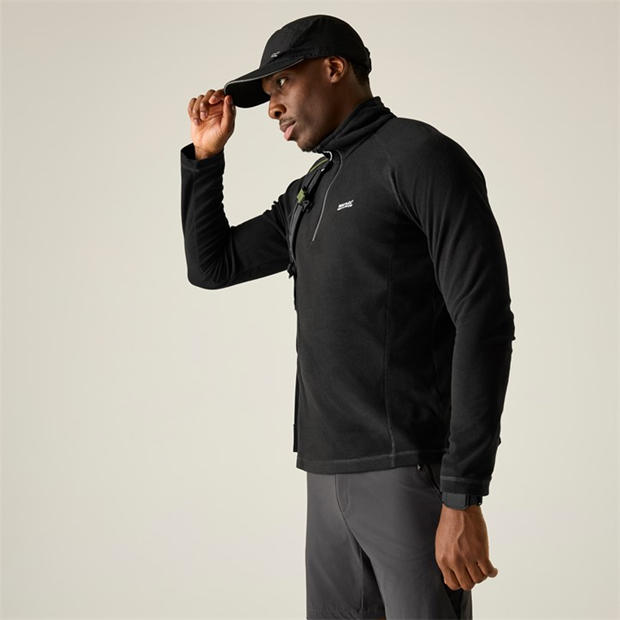 Black - Regatta - Men's Quarter Zip Fleece