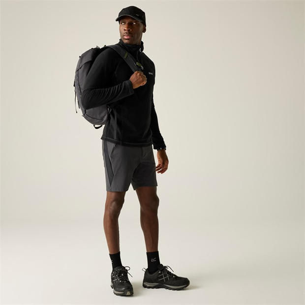 Black - Regatta - Men's Quarter Zip Fleece
