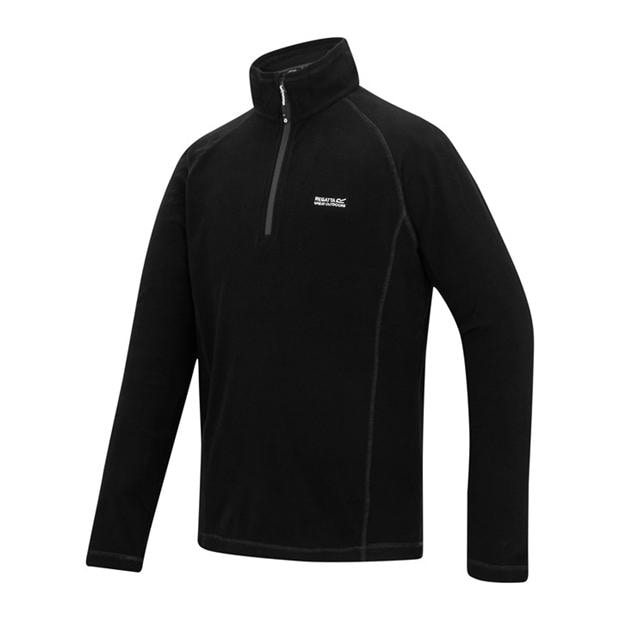 Black - Regatta - Men's Quarter Zip Fleece