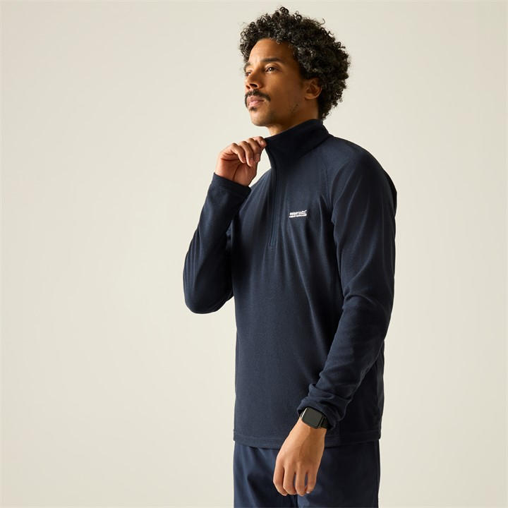 Regatta Men's Blue Quarter Zip Fleece in Size M, Sports Direct