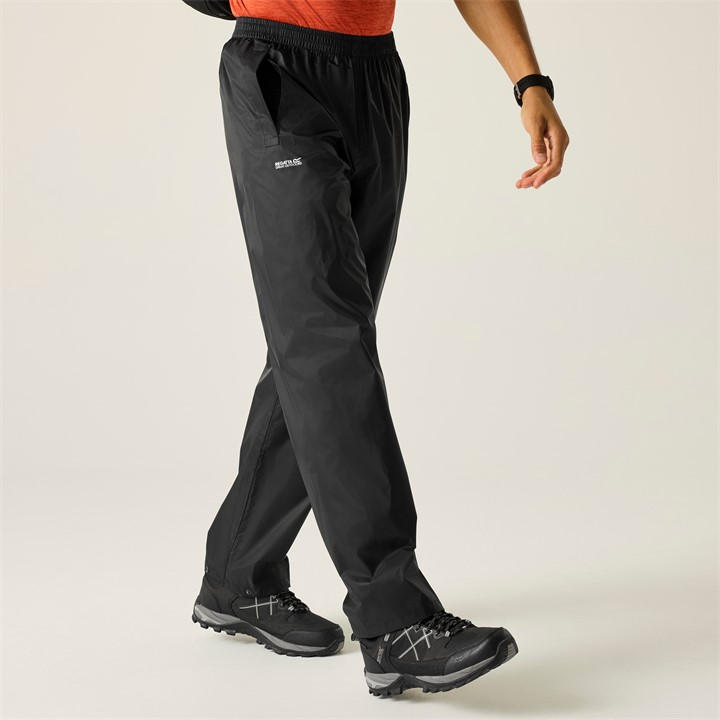 Regatta Men's Black Waterproof Trousers in Size 2XL, Sports Direct