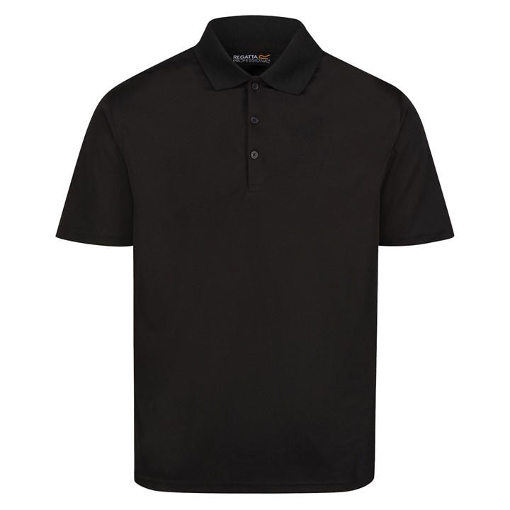 Regatta Men's Black Short Sleeve Polo Shirt in Size XL, Sports Direct