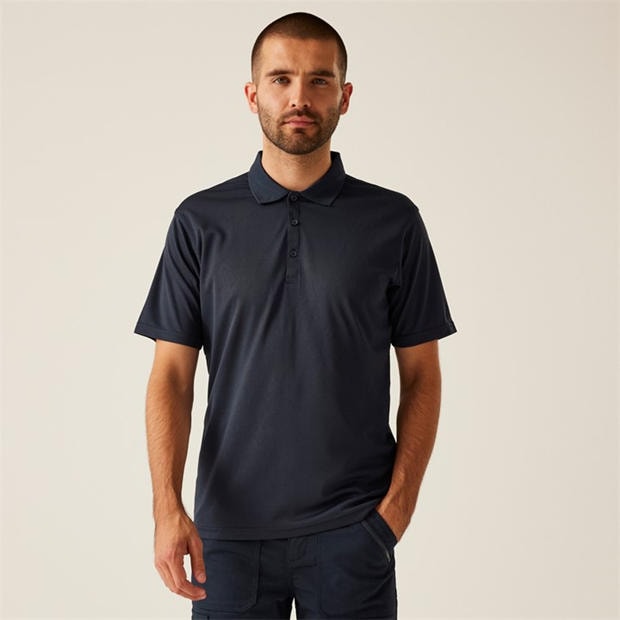 Navy - Regatta - Men's Short Sleeve Polo Shirt