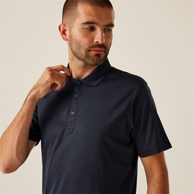 Navy - Regatta - Men's Short Sleeve Polo Shirt