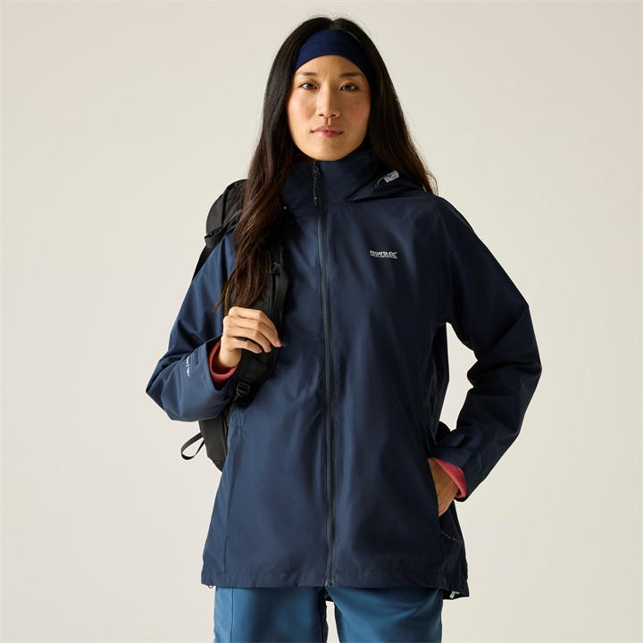 Regatta Women's Blue Waterproof Jacket in Size 14, Sports Direct