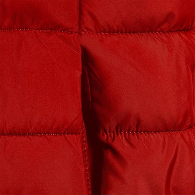 Red - Minoti - Boys padded gilet detachable hood red