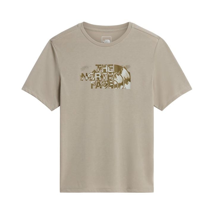 The North Face Men's Grey Tnf Foundation Tee in Size L, Sports Direct