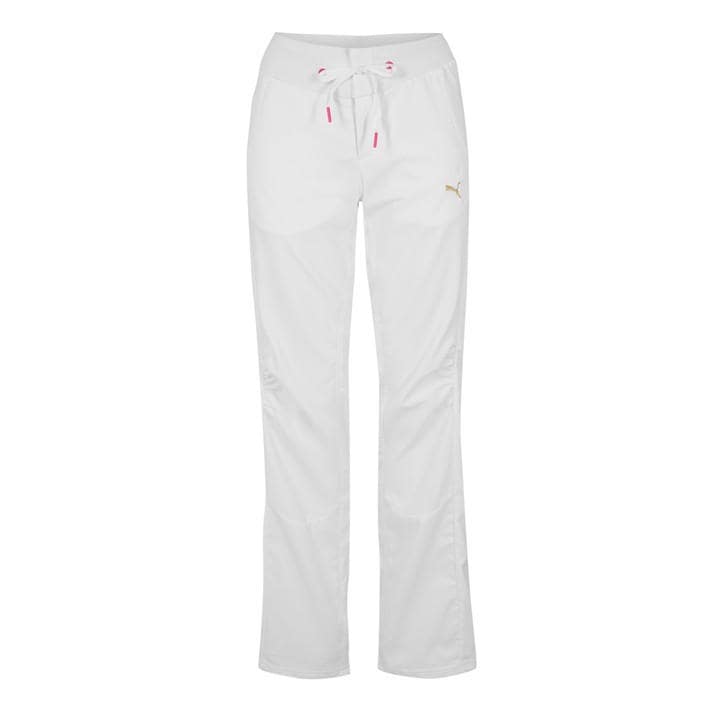 Puma Women's White Ft Woven Pants in Size 10, Sports Direct