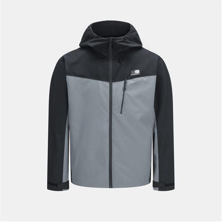 Karrimor Men' Grey 4-Way Stretch Waterproof Jacket in Size S, Sports Direct