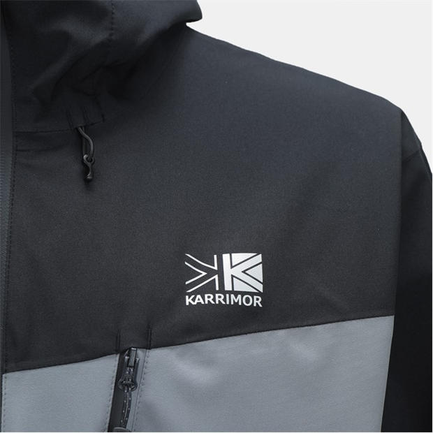 Black/Grey - Karrimor - Mens 4-Way Stretch Waterproof Jacket