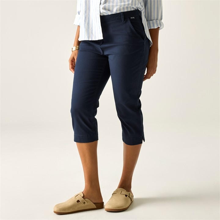 Regatta Women's Blue Bayletta Capri Walking Trousers in Size 18, Sports Direct