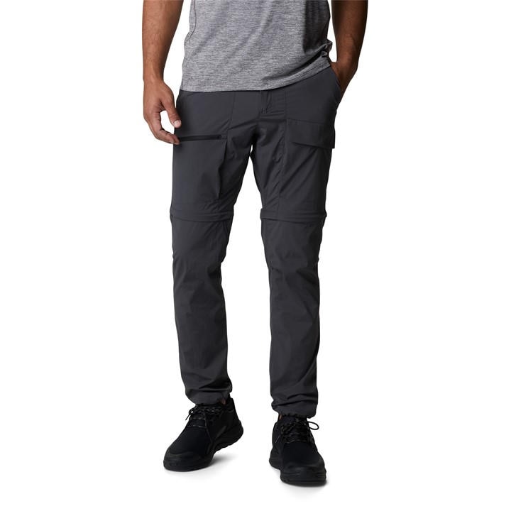Columbia Men' Grey Maxtrail Lite Convertible Walking Trousers in Size S, Sports Direct