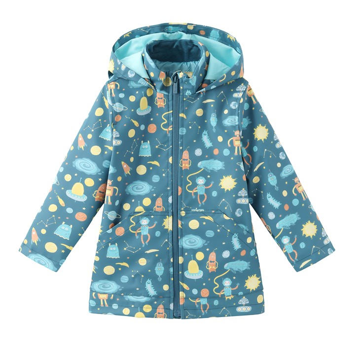 Firetrap Boys Blue Kids' Waterproof Rain Anorak in Size 5 - 6 Years, Sports Direct