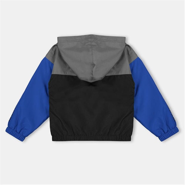 Tech Blue/Black - Under Armour - Kids' Rain Hooded Long Sleeve Rain Anorak