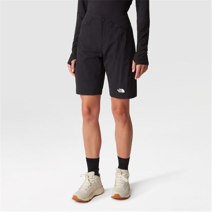 The North Face Women's Black Speedlight Slim Straight Walking Shorts in Size 14, Sports Direct