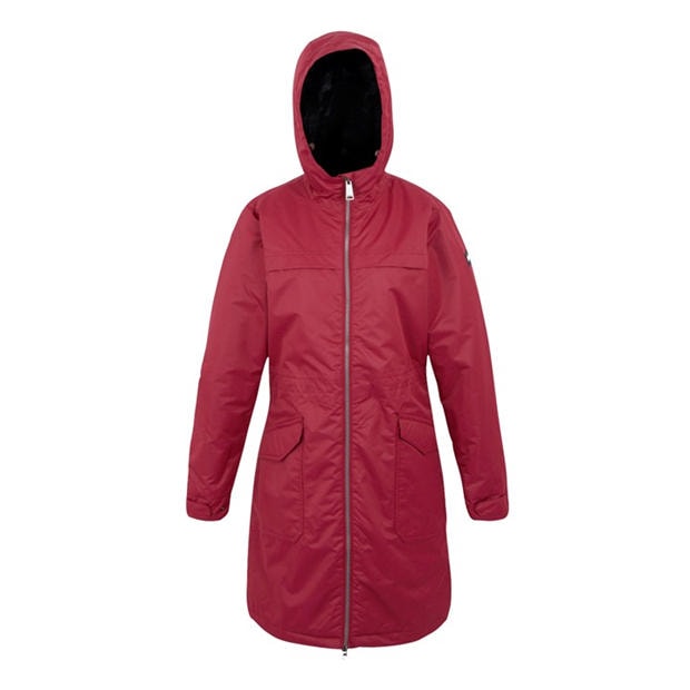 Rumba Red (Blk) - Regatta - Womens Romine II Waterproof Hooded Long Sleeve Insulated Puffer Jacket
