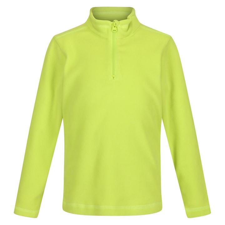 Regatta Boys Yellow Hot Shot Ii Half Zip Fleece in Size 7 - 8 Years, Sports Direct