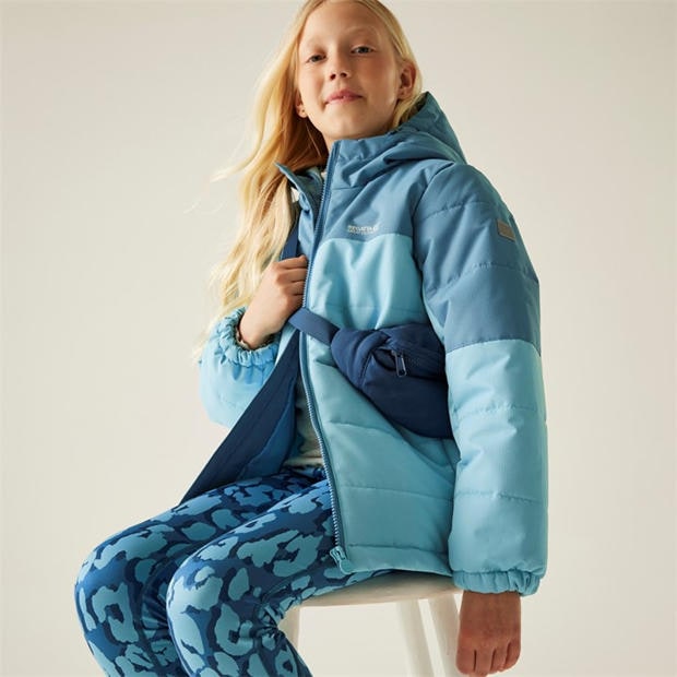 Storm Blue - Regatta - Unisex Kids' Lofthouse Warmloft Water-Repellent Reflective Insulated Puffer Jacket