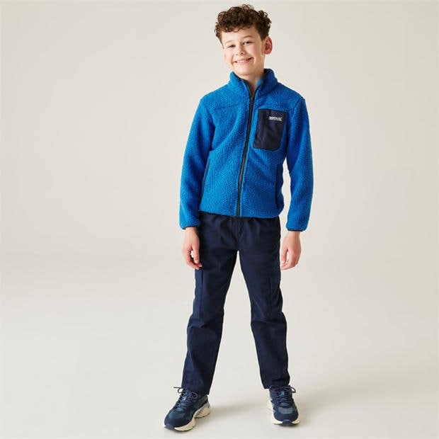 Snorkel Blue - Regatta - Kids Frankie Full-Zip Fleece