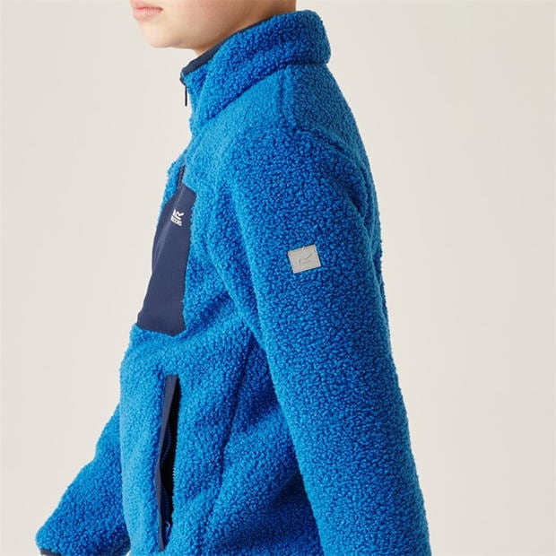 Snorkel Blue - Regatta - Kids Frankie Full-Zip Fleece