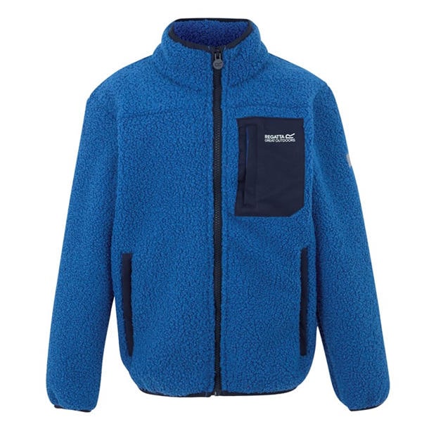 Snorkel Blue - Regatta - Kids Frankie Full-Zip Fleece