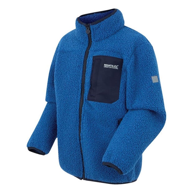 Snorkel Blue - Regatta - Kids Frankie Full-Zip Fleece