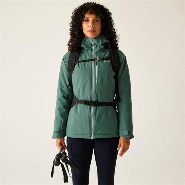 Spruce Green - Regatta - Womens Highton Stretch Insulated Long Sleeve Waterproof Jacket