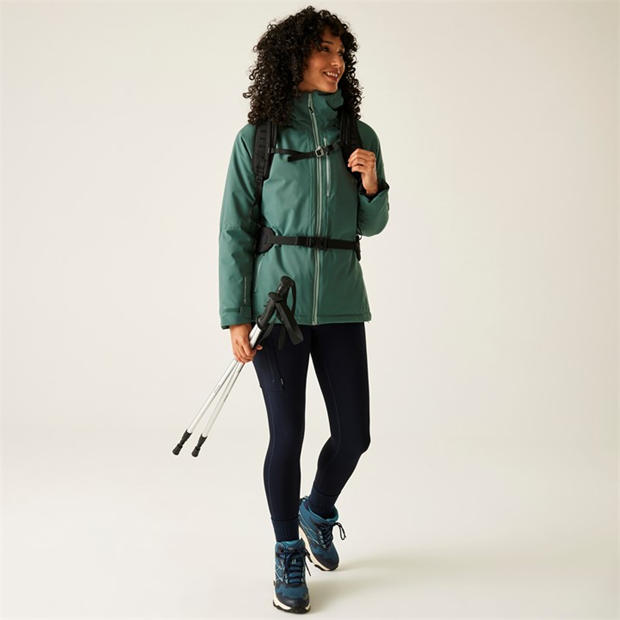 Spruce Green - Regatta - Womens Highton Stretch Insulated Long Sleeve Waterproof Jacket