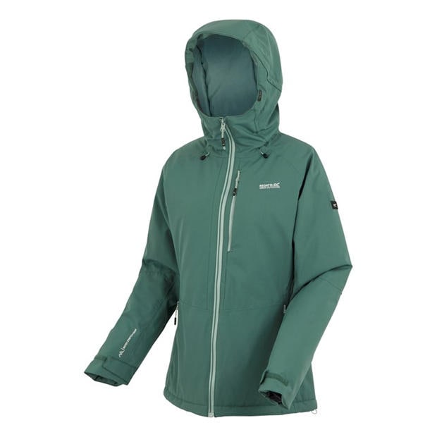 Spruce Green - Regatta - Womens Highton Stretch Insulated Long Sleeve Waterproof Jacket