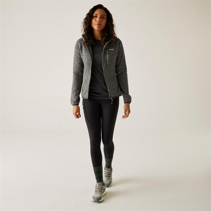 Regatta Women's Grey Hood Newhill Full-Zip Fleece in Size 16, Sports Direct