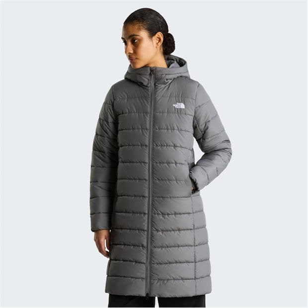 Smoked Pearl - The North Face - Womens Aconcagua Insulated Weather-Resistant Parka